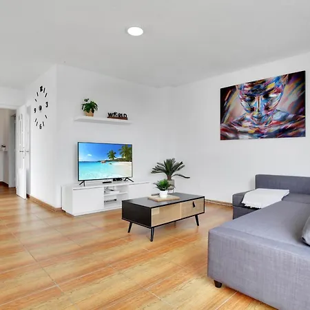 公寓 Apartamento Renovado 2 Habs, Centro Adeje, Internet Rapido - Es-347-13 阿德耶